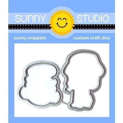 Sunny Studio Outline-Stanzschablonen - Coastal Cuties